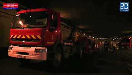 Inondation du périphérique dans le sud-ouest de Paris