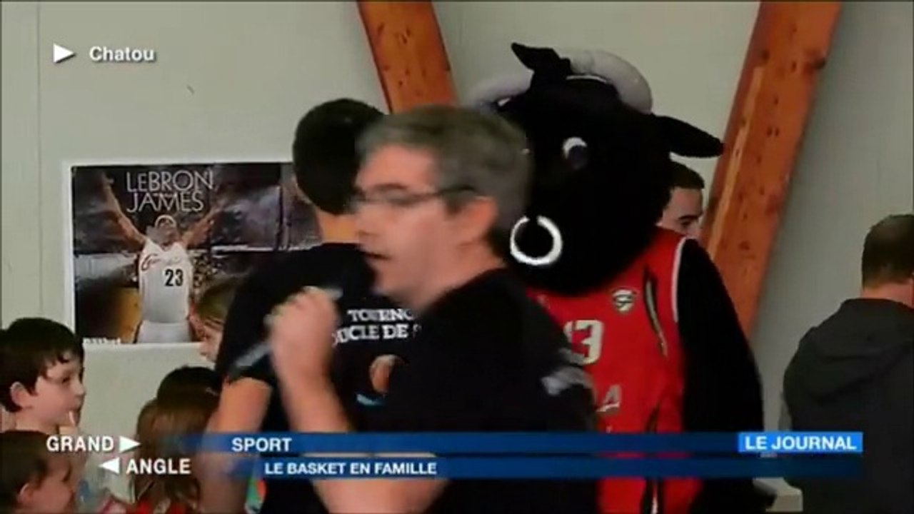 Reportage Yvelines Première au Basket en Famille - Décembre 2014