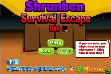 Shrunken Survival Escape Day 3 Walkthrough