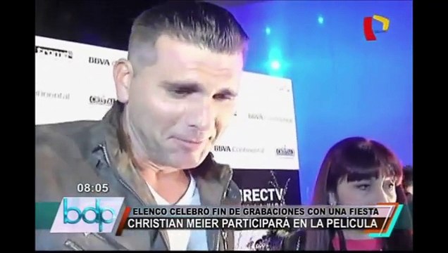 Nota a Christian Meier - Alfombra azul fin de rodaje 'Asu Mare 2'
