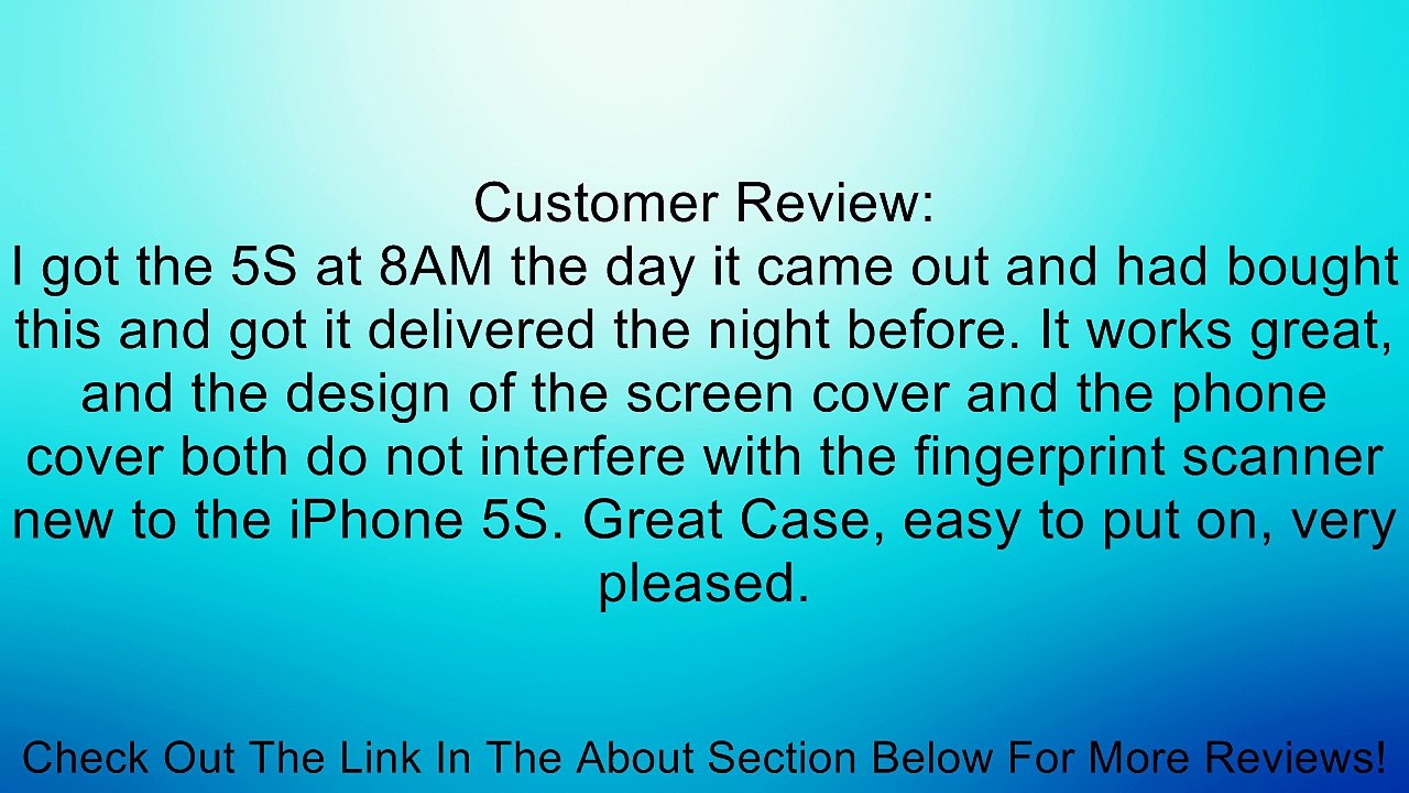 iPhone 5S Case - OtterBox Commuter Series - Frustration-Free Packaging - Black Review