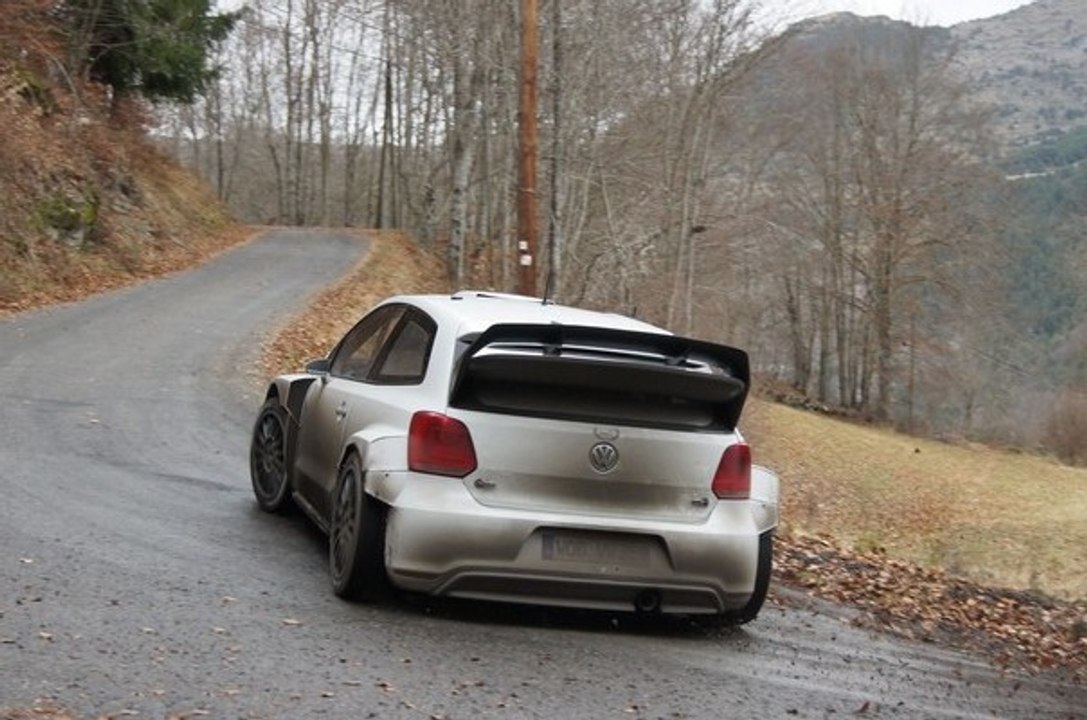Rallye Monte Carlo 2015 Essais VW Polo WRC