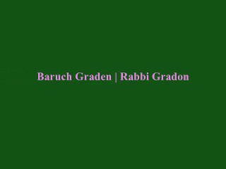 Rabbi Gradon | Los Angeles
