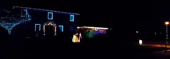 Bel air teen makes let it go light show