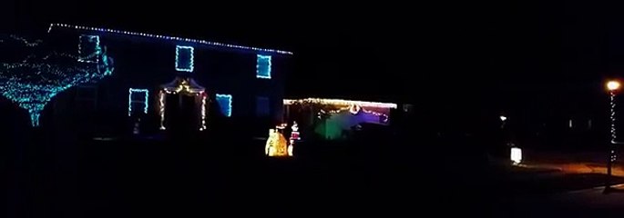 Bel air teen makes let it go light show