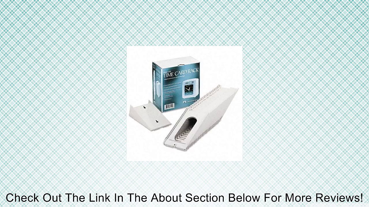 ACP810120000 - 25-Pocket Time Card Rack for Model ATR120 Review