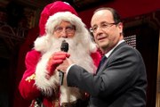 La lettre au Père Noël de François Hollande - ZAPPING ACTU DU 16/12/2014