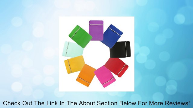 TopCase Sleeve Bag Cover Case for ALL Laptop 13 13 inch Macbook Pro/ Macbook Unibody / Macbook Air with TOPCASE Logo Mouse Pad (TURQUOISE) Review