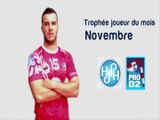 Enrique Plaza Lara nominé pour le trophée joueur du mois de novembre de ProD2