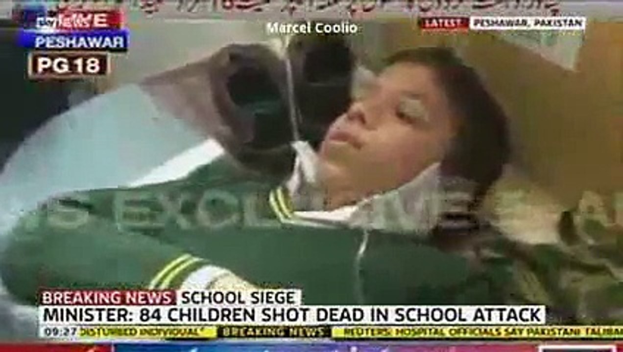 Taliban School Attack Peshawar (VIDEO) Pakistan Children Shot Dead in Army School