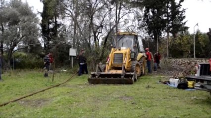 Kuyuya Düşen Engel Atlama Atı, Akut Ekiplerince Kurtarıldı