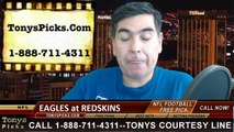 Washington Redskins vs. Philadelphia Eagles Free Pick Prediction NFL Pro Football Odds Preview 12-20-2014