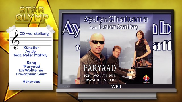 Ay-Jy feat. Peter Maffay mit dem Song Faryaad Star-Olymp TV- CD-Vorstellung Amber-Musikpromotion