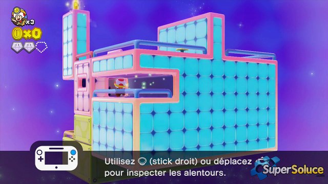 Captain Toad Treasure Tracker : Cheminement et récupération des 3 Super Diamants du niveau 03 \ Tactiblocs tactiques\