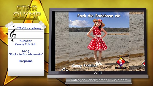 Little Conny Fröhlich - Pack die Badehose ein - CD-Vorstellung Amber-Musikpromotion