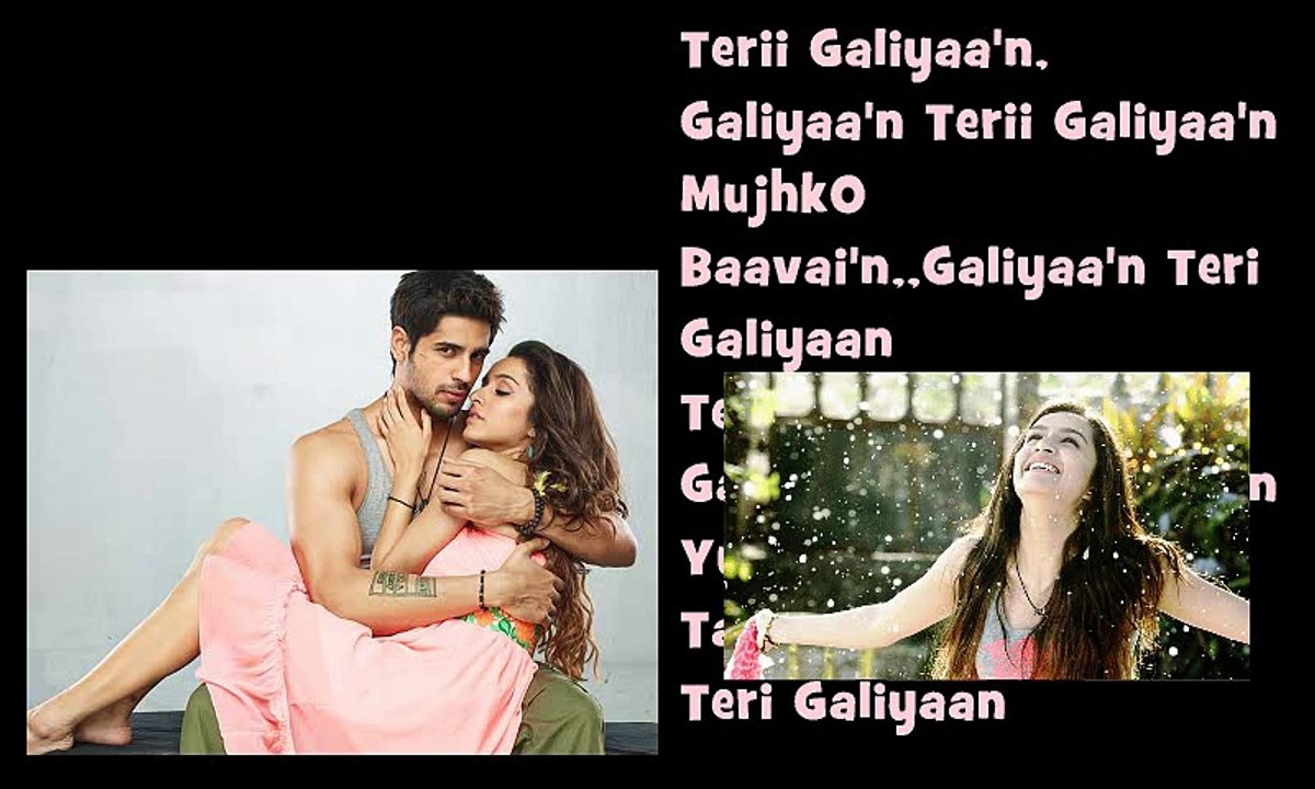 Teri Galiyaan With Lyrics