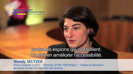 [INTERVIEW] Wendy Seltzer - European Data Governance Forum 2014