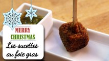 Les sucettes de foie gras et jus de passion - Recette Noël