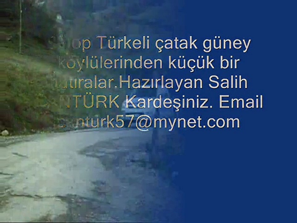 Sinop Türkeli çatak güney köylerinden anılar