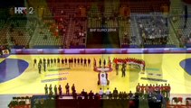 Crna Gora vs Nizozemska, EP (žene) ~ Crnogorska himna (Montenegro anthem) • 16.12.2014. © HRT2