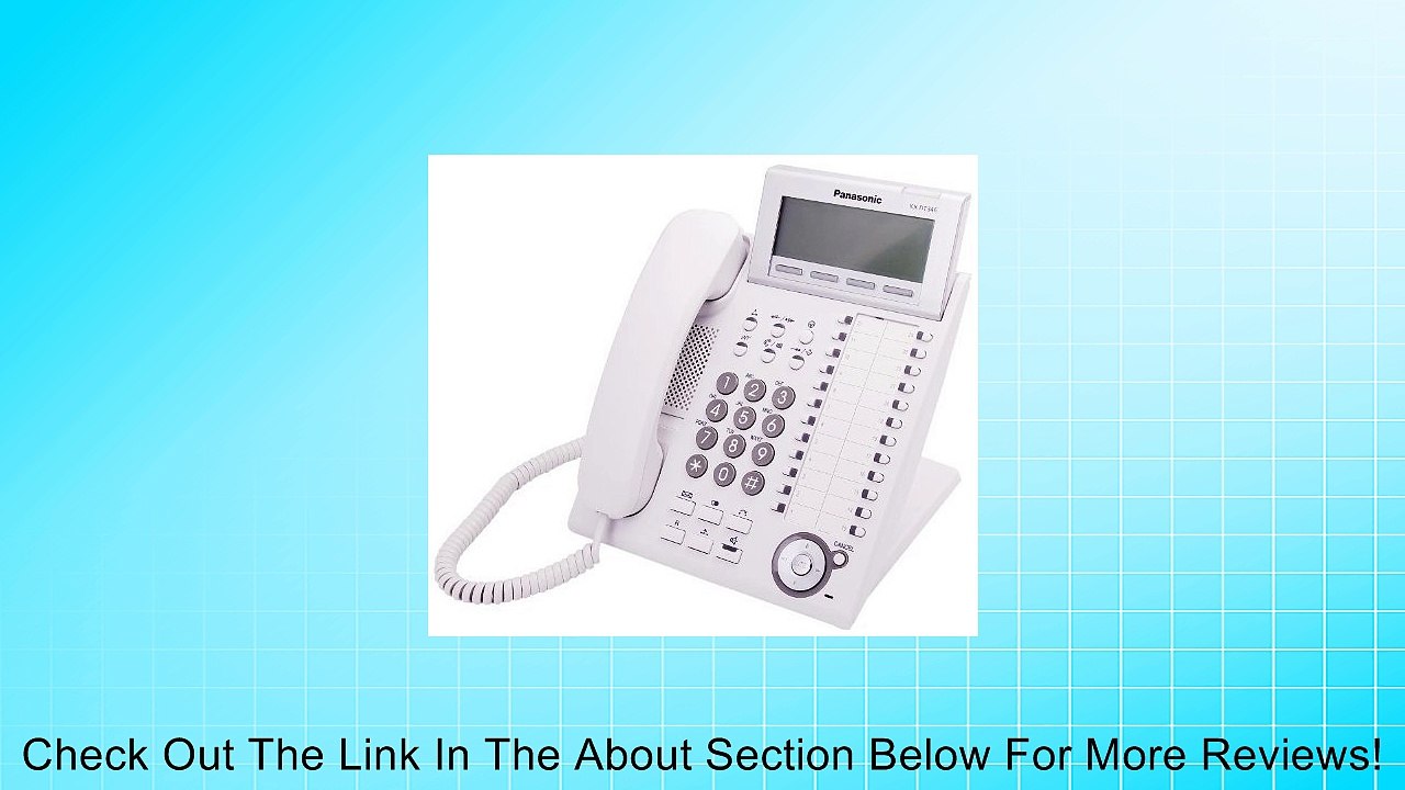 Panasonic KX-DT346 24 Button Digital Expandable Speakerphone White Review