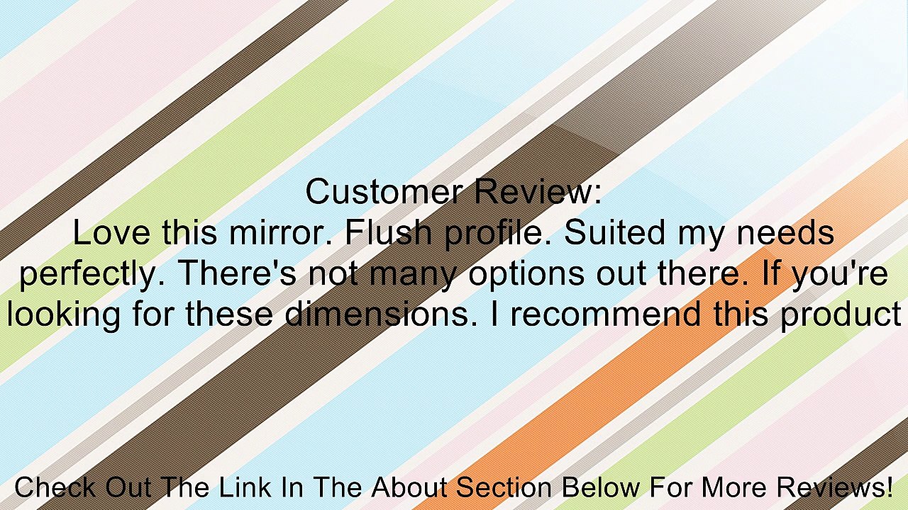 Broan-NuTone 629SS Illusion Recessed Medicine Cabinet Review