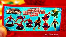Spiderman Surprise Eggs Marvel Comics Ultimate Spider Man Cartoon Toys Iron Fist Power Man FluffyJet