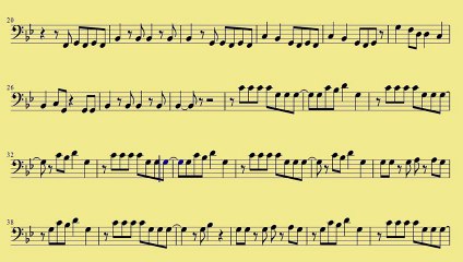 [ Bassonn ]  Applause - Download Sheet Music - Lady Gaga