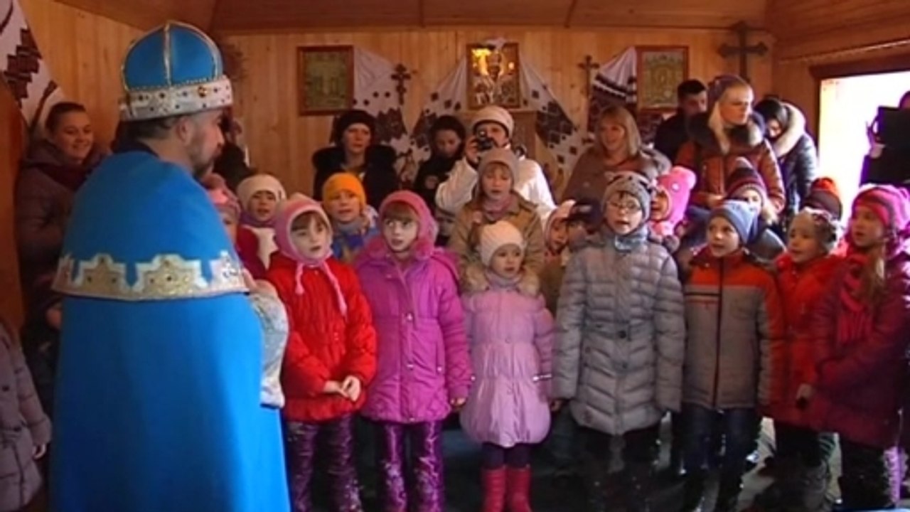 Ukraine's children want St. Nicholas to bring peace for Christmas