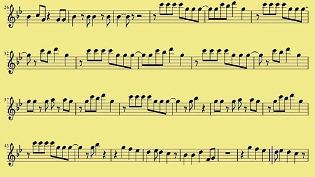 [ Flute ] Applause - Download Sheet Music - Lady Gaga