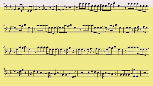 [ Trombone ] Applause - Download Sheet Music - Lady Gaga