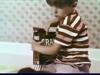 VINTAGE GRAVY TRAIN DOG FOOD COMMERCIAL WITH A PERFECT VOICE FOR THE DOG