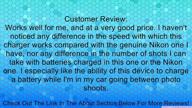 BM Premium EN-EL15 Battery And Battery Charger for Nikon 1 V1, D600, D610, D750, D800, D810, D7000, D7100 Digital SLR Camera + More!! Review