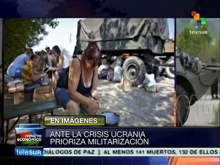 Kiev prioriza compra de armamento antes que atender crisis humanitaria