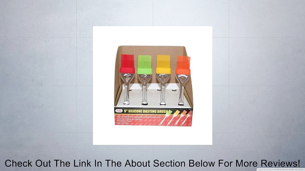 Silicone Basting Brush 9" Kitchen Cooking Utensil Grilling Baking Pastry Sauce Review