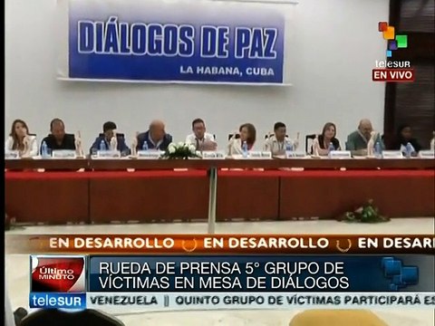 Diálogo, única vía para alcanzar la paz en Colombia: víctimas