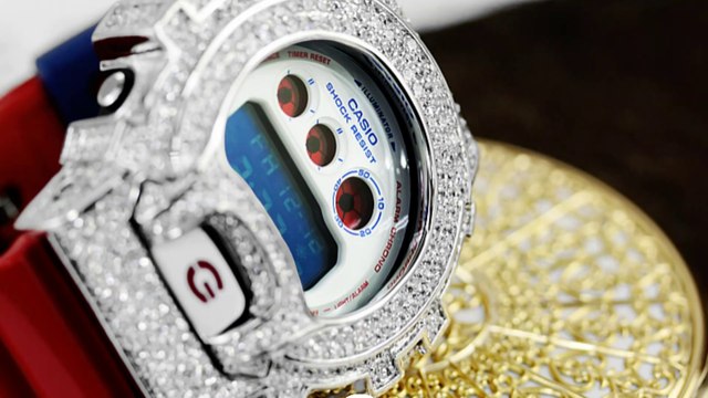 Pimp Code Casio G Shock DW-6900AC-2DR customed