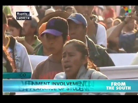 Mexico: federal gov't involvement in Ayotzinapa kidnappings charged