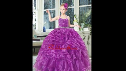 2015 popular style new little girl pageant dress