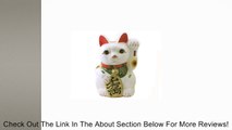 15-3/4 White Maneki Neko