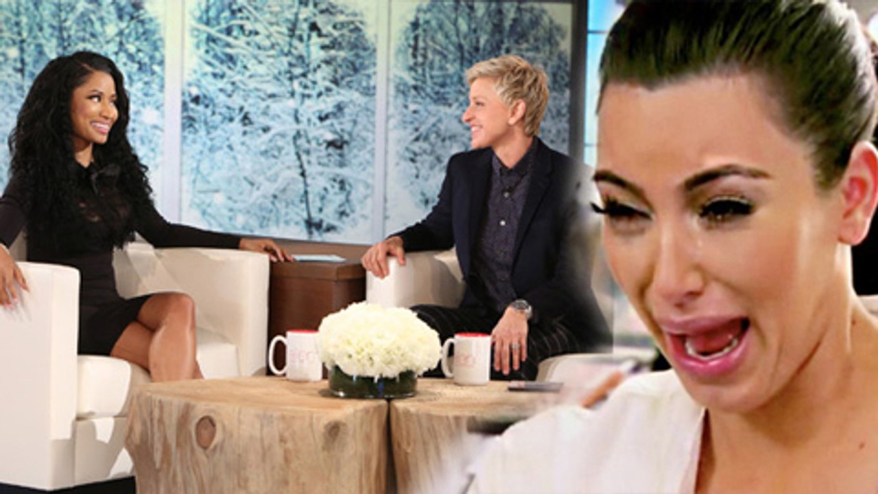 Nicki Minaj MOCKS Kim Kardashian on Ellen