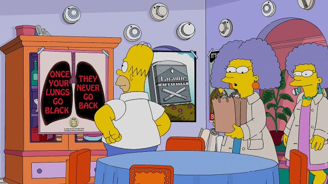 Электронные сигареты в Симпсонах