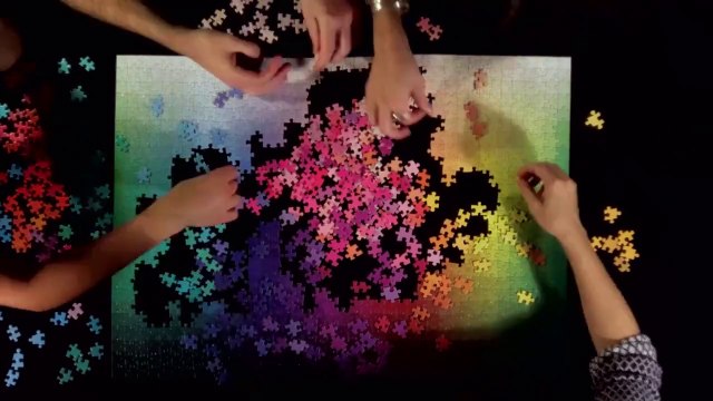 Blowing mind 1000 Colours Timelapse - 1000 Piece Puzzle