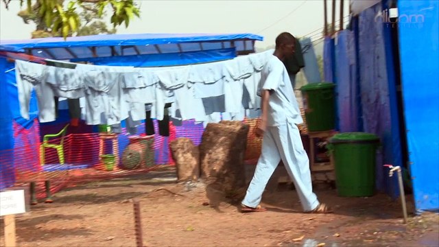 Création du centre de traitement Ebola de FORECARIAH