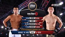 Wang Ya Wei derrota Li Gen por nocaute técnico no One FC 24