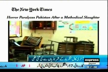 Peshawar terrorist  attack & about him .