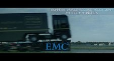 EMC Jump a Truck over a Lotus F1 Car