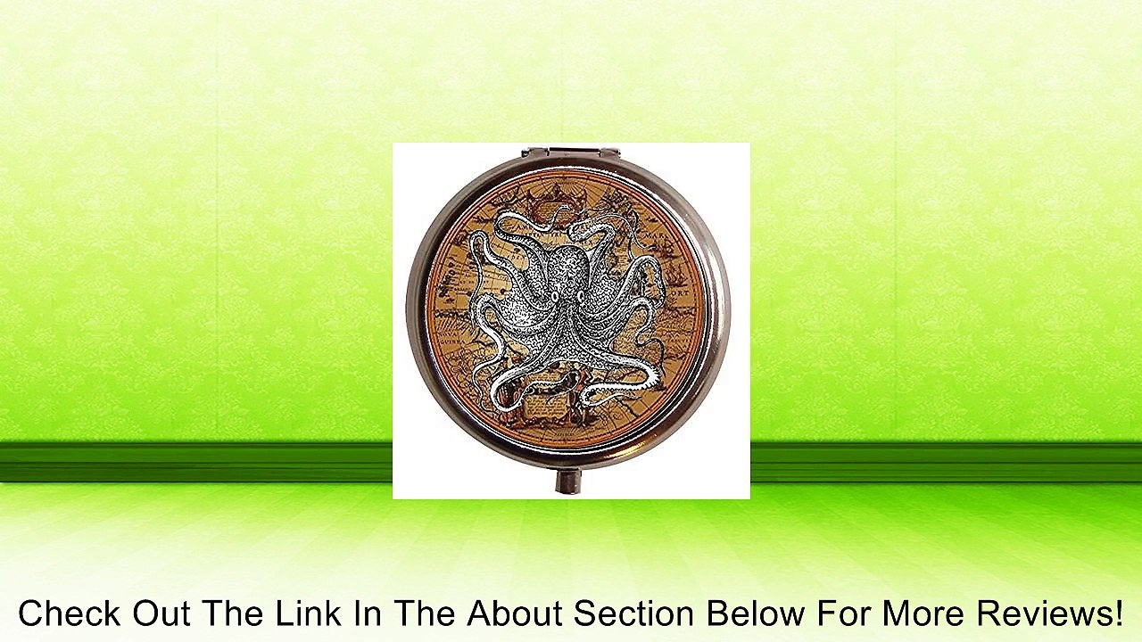 Victorian Octopus on Old Map Nautical Pill Box Case Review