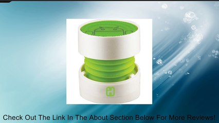 Tải video: iHome iC68W Portable and Rechargeable Mini Speaker - Retail Packaging - White/Green Review