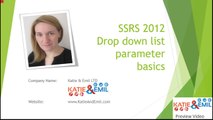 ssrs filter with drop down list parameter